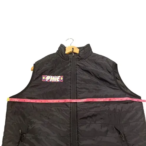 Independent Mens Packable Puffer Vest Size L Black Pine Logo Size L