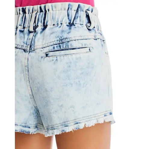 Sea NY Birdie Bleached Denim Shorts Size 8 NWOT Blue