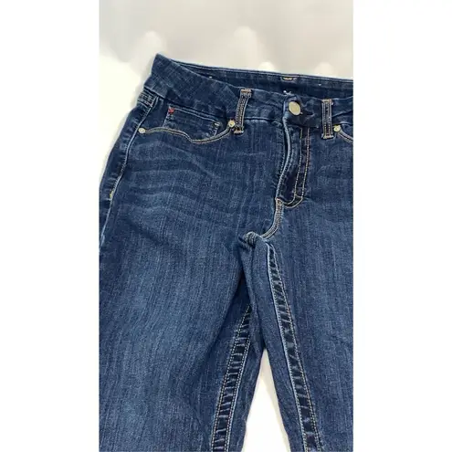 Seven7 Women's Denim Five Pocket Tummy High Rise Skinny Jeans Blue Size 10