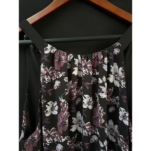 41 Hawthorn Black Floral Sundress Sleeveless Size L Size L
