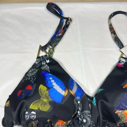 Christian LaCroix Swiminista X Butterfly on Parade Print Bikini Top