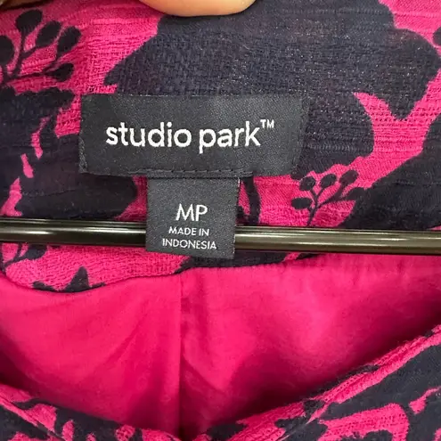 Studio Park x Amy Stran Printed Dress, Berry, MP, wear with or without belt Blue Size undefined