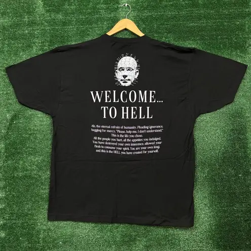Hellraiser Inferno Welcome to Hell Pinhead Horror Oversized T-Shirt Size 2XL