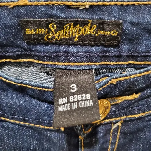 Southpole  Denim Blue Skinny Jean's Juniors 3