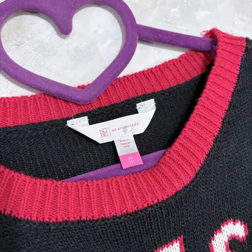 Grumpy Cat Funny 3D Ugly Christmas Women Sweater size XS/S Whimsical Holiday Black