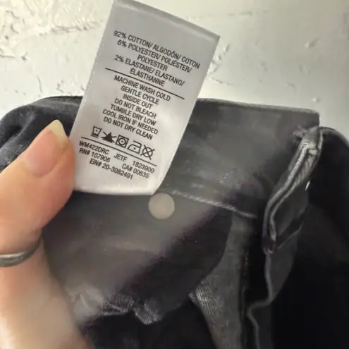 HUDSON Collin Skinny Jeans Dark Wash Women's Size 28 Casual 2010s Grunge Gray