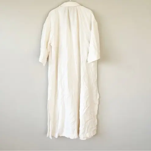 Madewell  Lightestspun Cover-Up Maxi Shirtdress L NWT