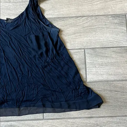 Club Monaco Relaxed Blue Sleeveless Tank