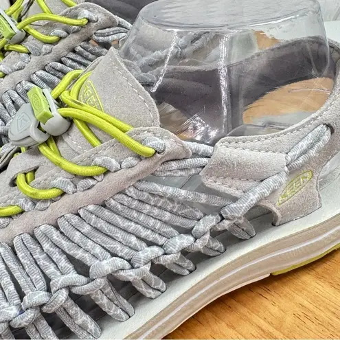 Keen Uneek Paracord Slip On Sandals Grey Lome Green Women’s 7 Outdoor Hiking