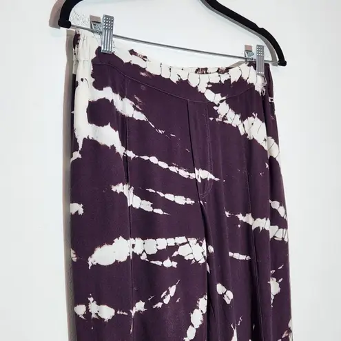 Young Fabulous and Broke  Purple and White Tie-Dye Matching Set Size Medium