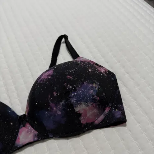 Torrid  Curve Black Galaxy Print Wireless Bra 42DD Underwire thumbnail 11