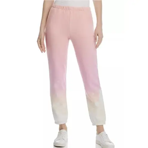 Generation Love Pink Yellow Dip Dyed Ombre Sweatpants Joggers Sz S