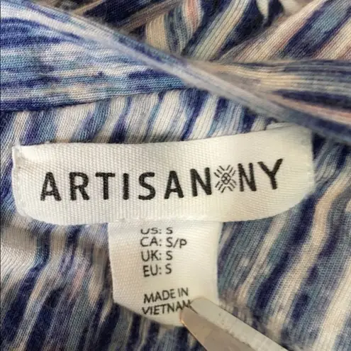 Artisan NY  Striped Tie Dye Swing Dress Small