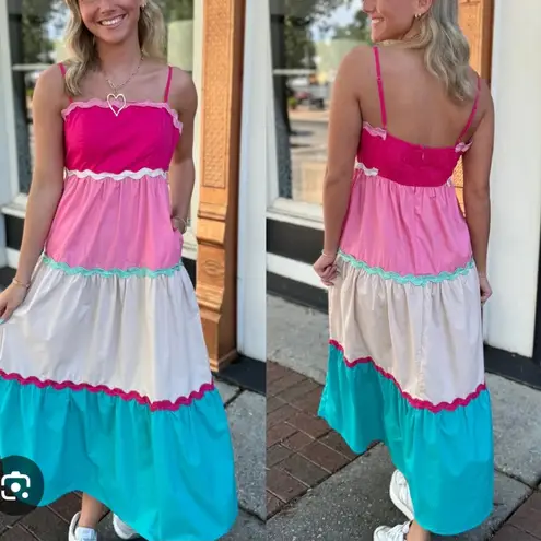 Peach Love California NWT Sunset Serenade Maxi Size L