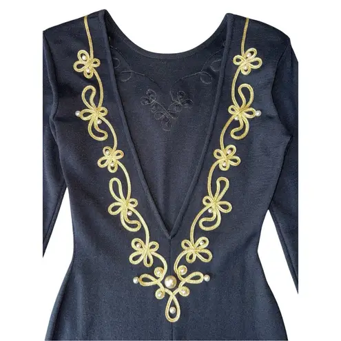 Vintage 1980’s Fusion Wool Blend Plunging V