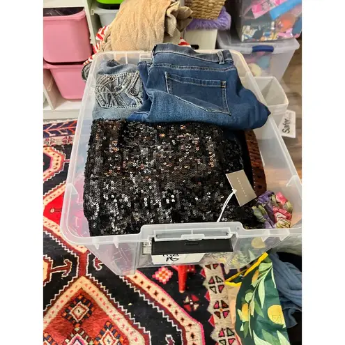 Soft Surroundings Pull-On Stretch Denim Jeans Blue Medium Modal Straight Leg