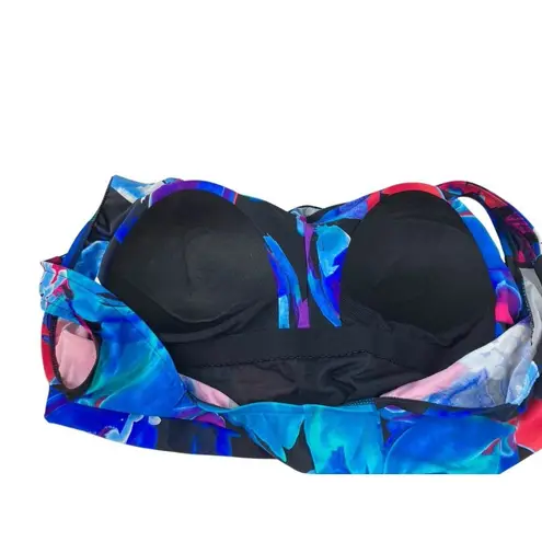 Maxine of Hollywood *New Swimsuit Womens 24W Floral Print Beach Resort Travel