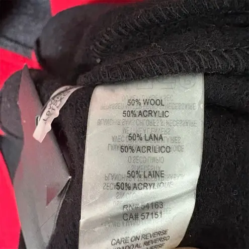 Karl Lagerfeld Paris Women's XL Striped Wool Blend Button