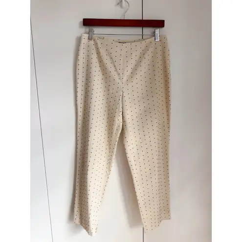 Piazza Sempione Women’s Cropped Pants Graphic SZ46/10 Cotton Italian Designer