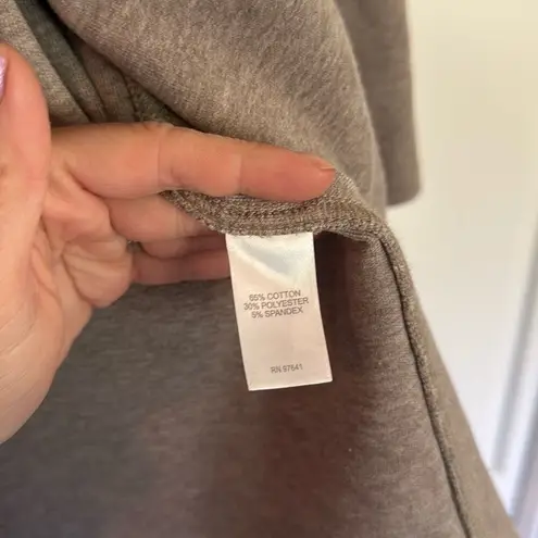 Pure JillāPonte beige snap front cocoon sweater coat 2x Tan Size XXL