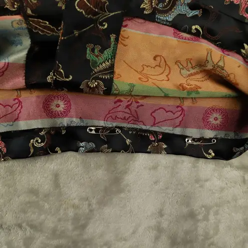 Joseph Ribkoff Trends Vintage Women's Black Dragon Brocade Print Jacket size 14