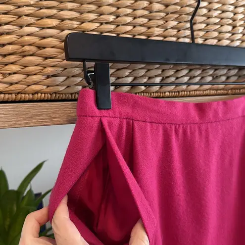 Pendleton 100% Virgin Wool Midi Pink Career Pencil Skirt, 8P