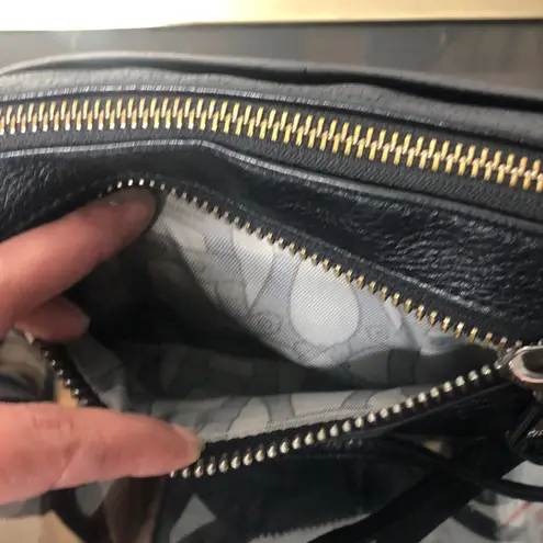 Aimee Kestenberg black madid leather crossbody bag