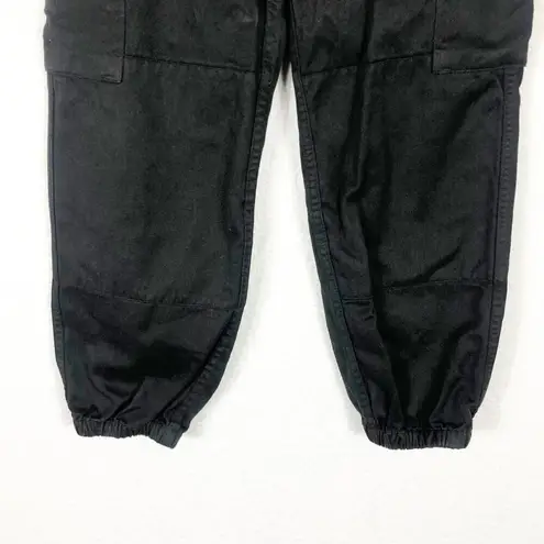 Nasty Gal  Gal After Party Vintage At Ease Pants Small Black Cargo Joggers Y2K