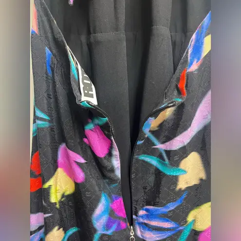 ROTATE NEW NWT Frederikke floral halterneck dress multicolor size 8 (38) Black