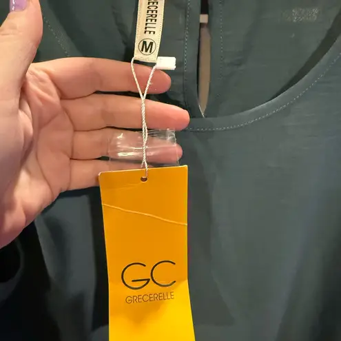 NWT Elegant Teal 2 piece Jumpsuit by GC size Medium Blue