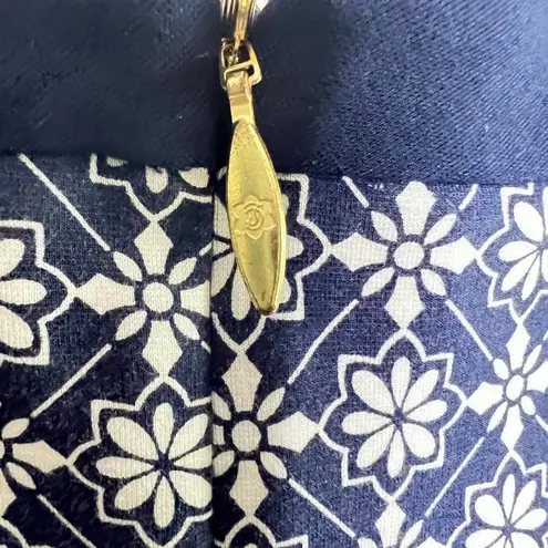 Draper James Honeycomb Floral Dress Reese Witherspoon Contrast Waistband DRK0288