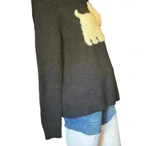 LC Lauren Conrad Lauren Conrad Blouson Sleeve Stitched Crewneck Sweater Size Medium