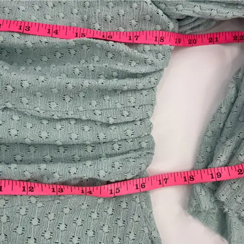 Worth collective Corrine Tiered Sleeve Maxi Dress with Pockets Bump Friendly XL Green