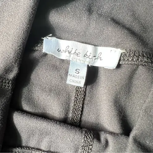 White Birch NWOT Mixed Media yoga leggings in black size small