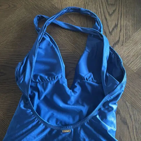 L'Agence L’AGENCE Lisa Plunge One-Piece Swimsuit, Size Medium , $234