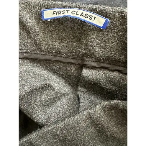 Scotch & Soda Charcoal Gray Stretch Elastic Waist Trouser Zip Logo Pockets XL