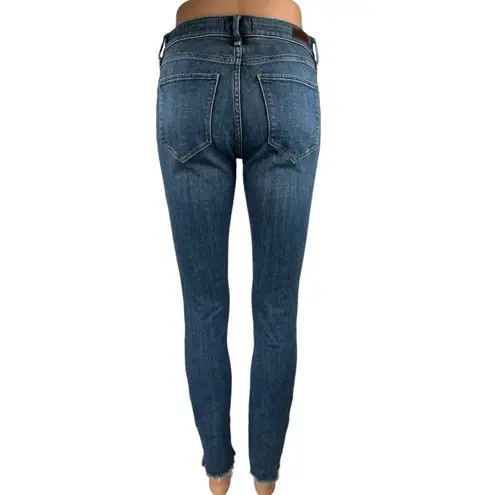 Abercrombie & Fitch  Harper Blue Low Rise Distressed Skinny Ankle Denim Jeans 27