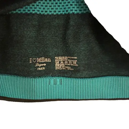 I Love Milan Sports Bras Small Athletic Sports Running blue black Blue