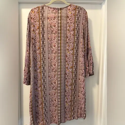 Gypsies & Moondust  Ditsy Boho Floral Kimono Open Front Duster Size Large - Image 4