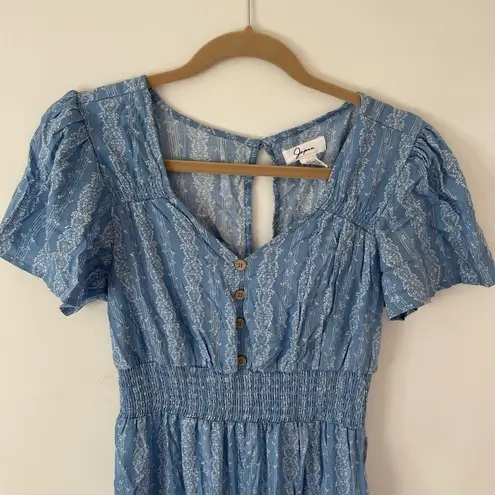 Japna  Blue and White floral Jumpsuit, size medium. New without tags