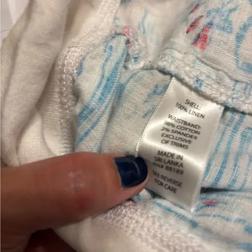 Lilly Pulitzer  rare lighthouse wide leg beach pants med