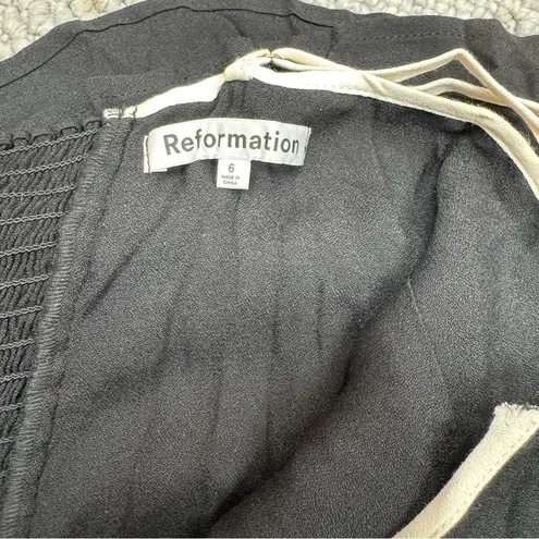 Reformation  Black Mini Dress