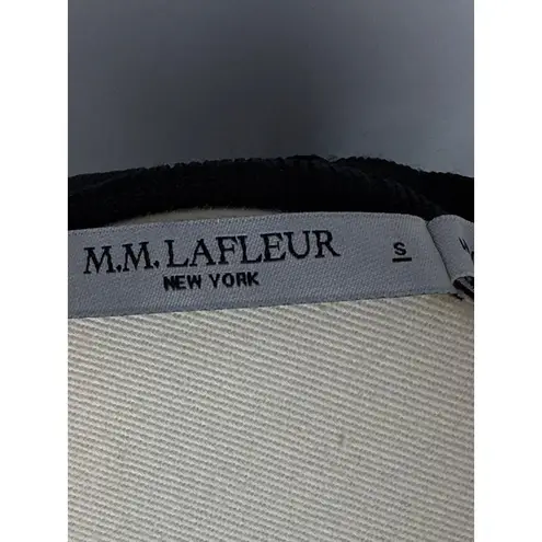 M.M. Lafleur New York Black Ribbed Long Sleeve Top Size S