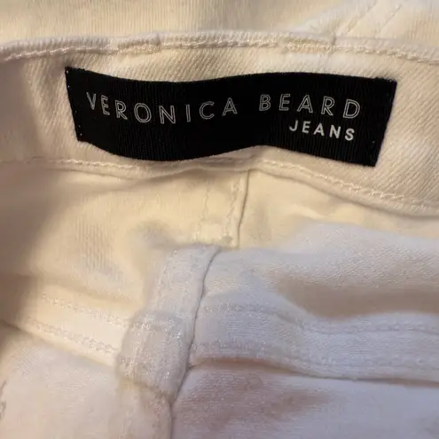Veronica Beard Brooke Skinny White Jeans Size 32/14 PERFECT!!