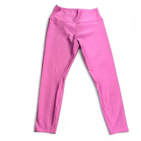Alo Yoga  7/8 High Waisted Airbrush Leggings Tights Pants Womens Large Pink