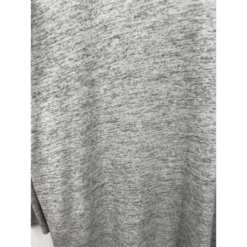 Wilfred Free Dress Aritzia Gail Gray Long Sleeve V-Neck Mini T-Shirt Size Medium