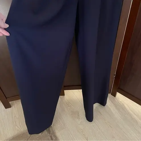 Harper Rose Navy Blue Long Sleeve Jumpsuit Size 10