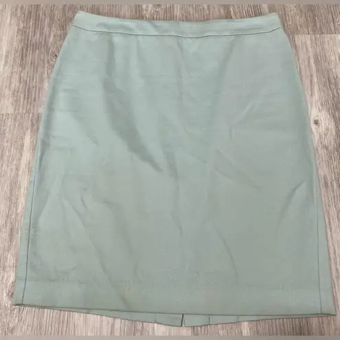 CAbi  | Blue Green Teal Pencil Skirt | Size 6