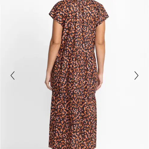 Johnny Was  Calme shirred tiered maxi dress NWT