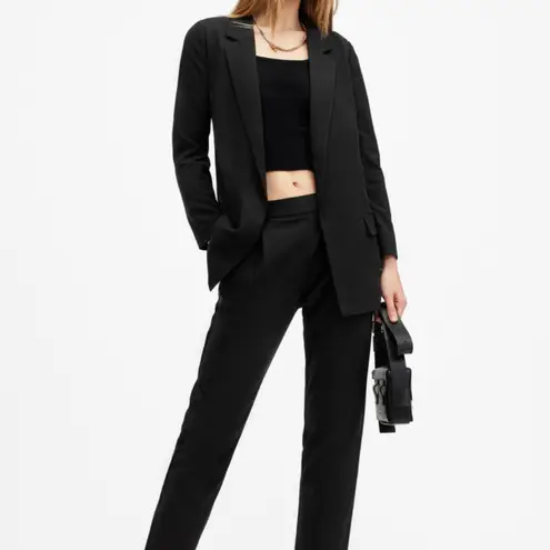 ALLSAINTS Aleida Jersey Blazer Black